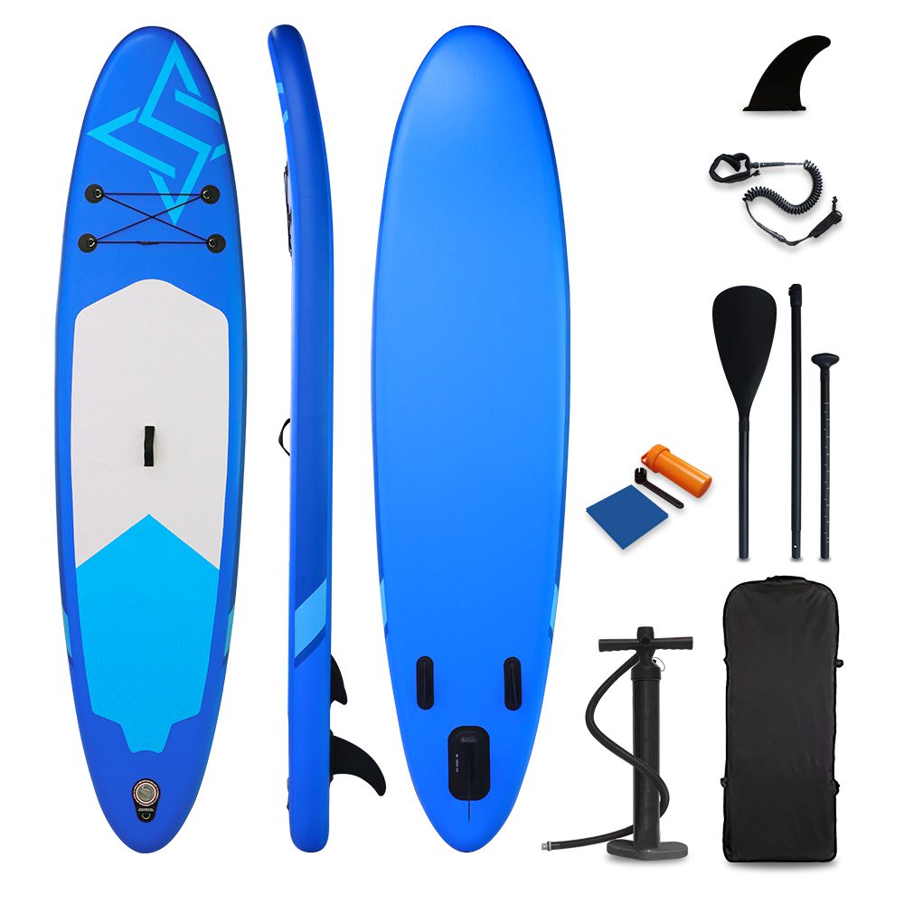 Stand Up Paddle Con Inflador Y Remo Azul