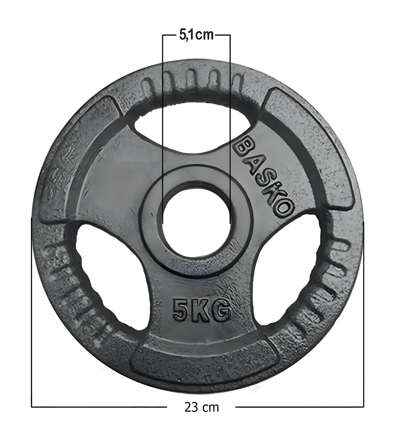 Discos Olimpicos Acero Par 5 Kg