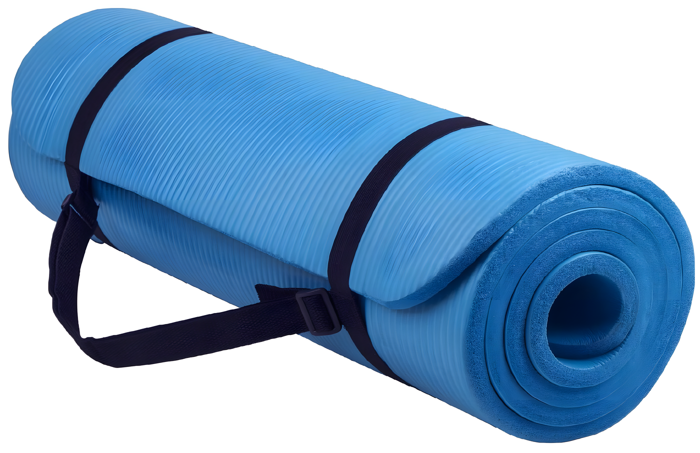 Mat Yoga 10 Mm Pilates Grueso Azul