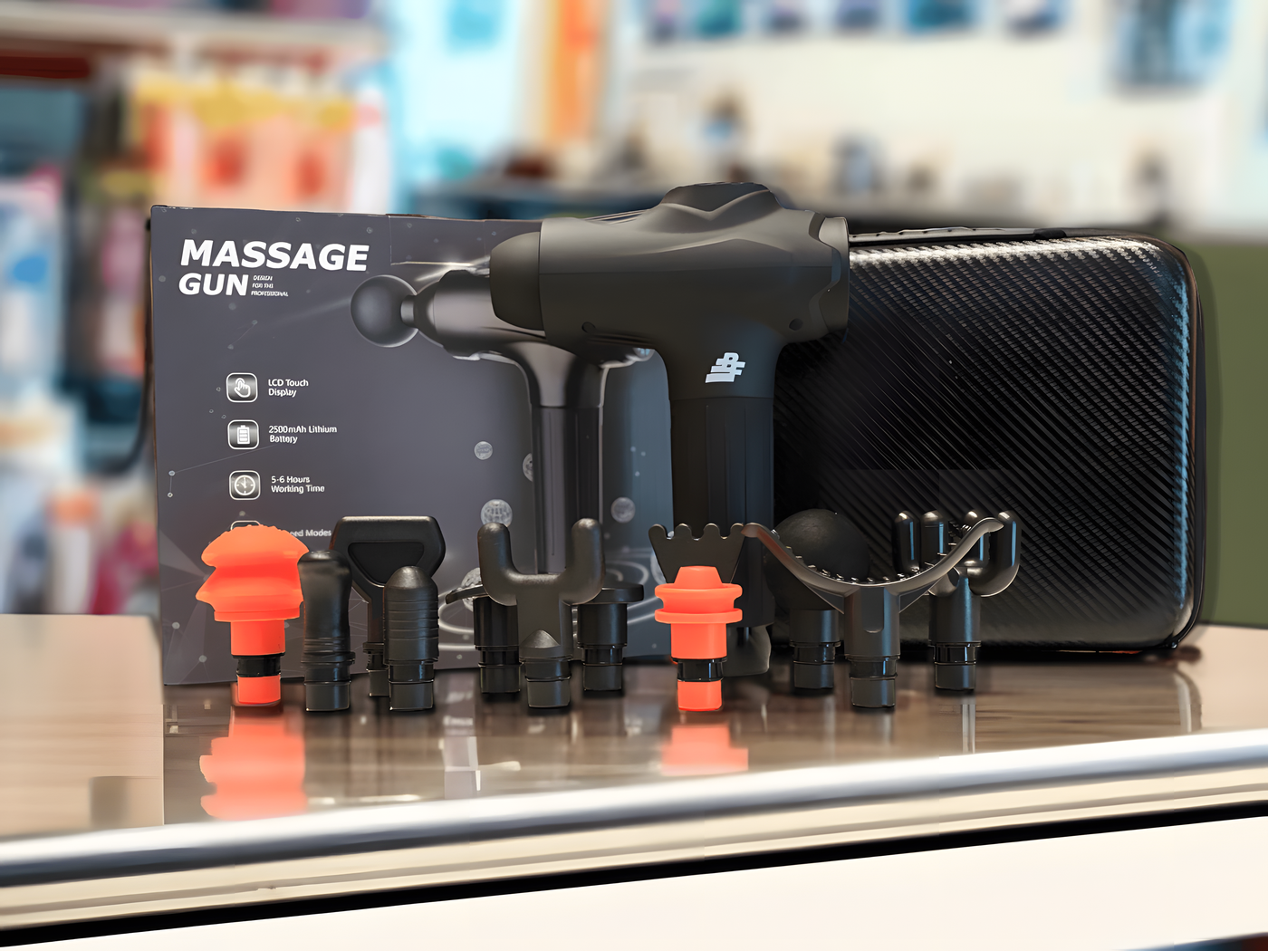 Pistola de Masajes Pro 30 Velocidades Recargable