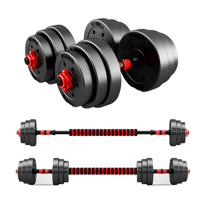 Set Mancuernas Ajustables 20 kg 2 en 1