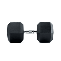 Mancuerna Hexagonal De Caucho Unidad 40 Kg