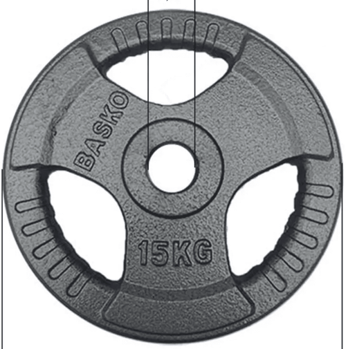 Discos Olimpicos Acero Par 15 Kg