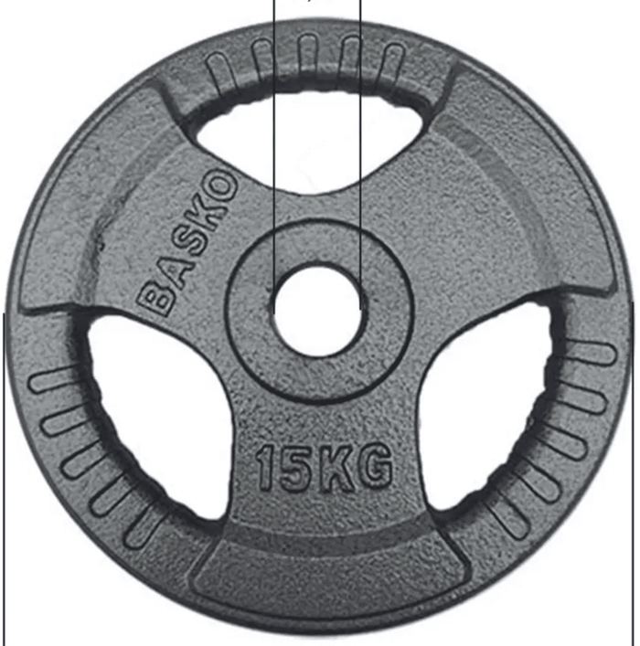 Discos Olimpicos Acero Par 15 Kg