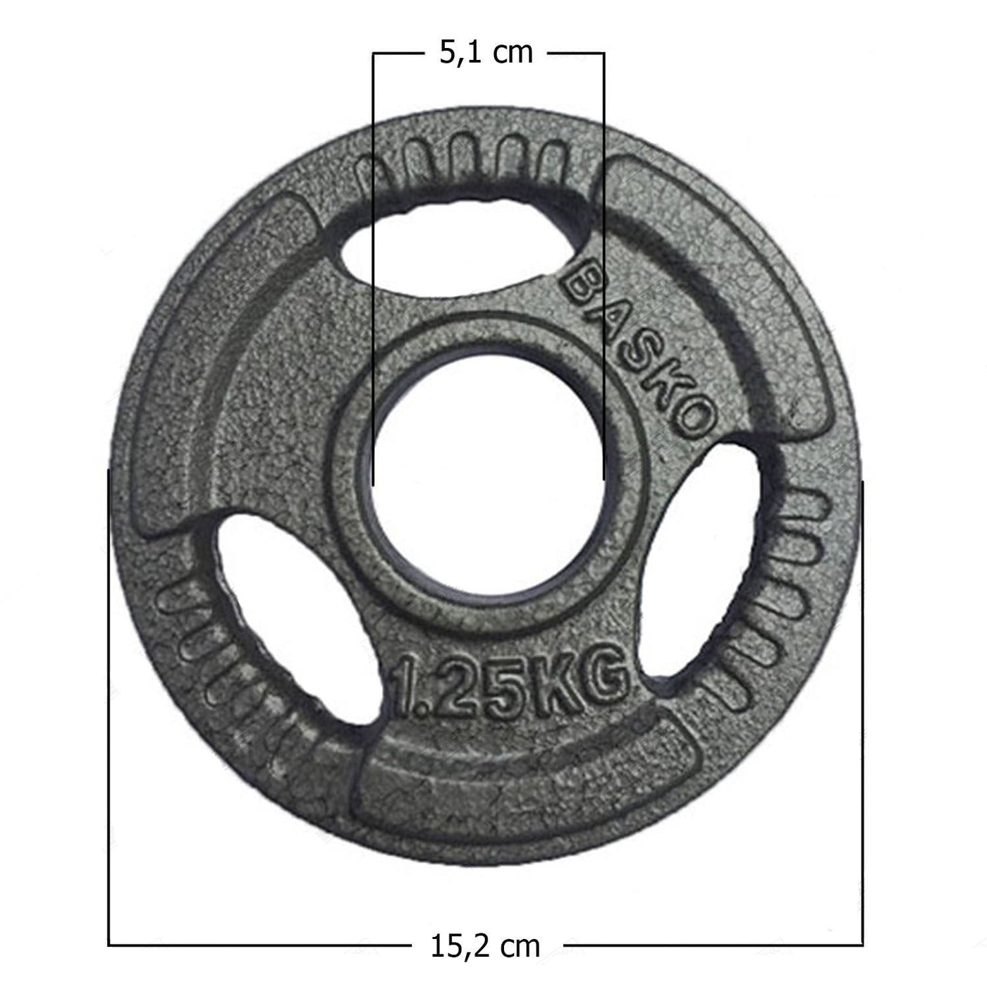 Discos Olimpicos Acero Par 1,25 Kg