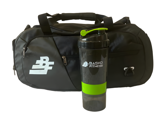 Bolso Deportivo Pack Shaker Mezclador Verde