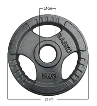 Discos Olimpicos Acero Par 5 Kg