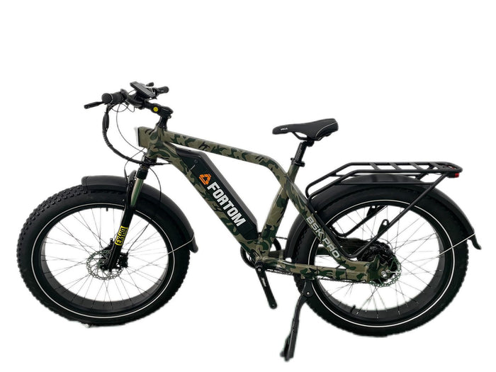 Bicicleta Electrica Fatbike FORTOM EBIKE Camuflaje