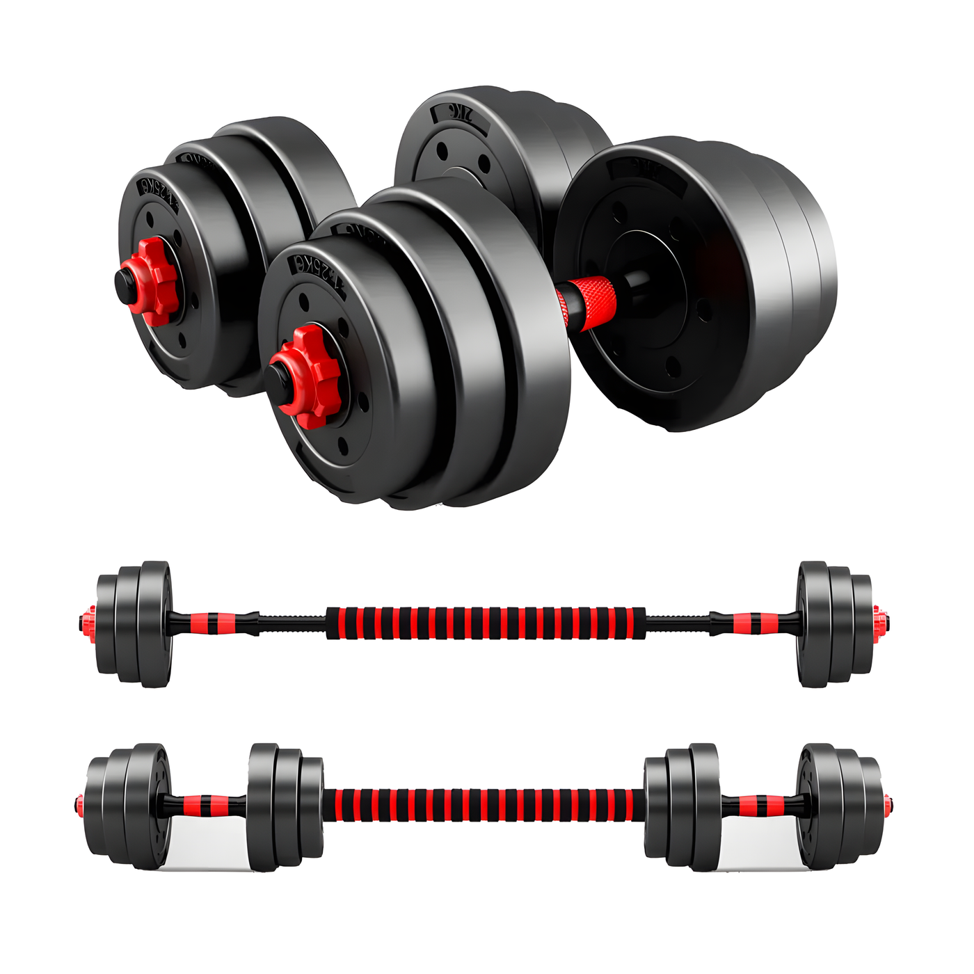 Set Mancuernas Ajustables 20 kg 2 en 1