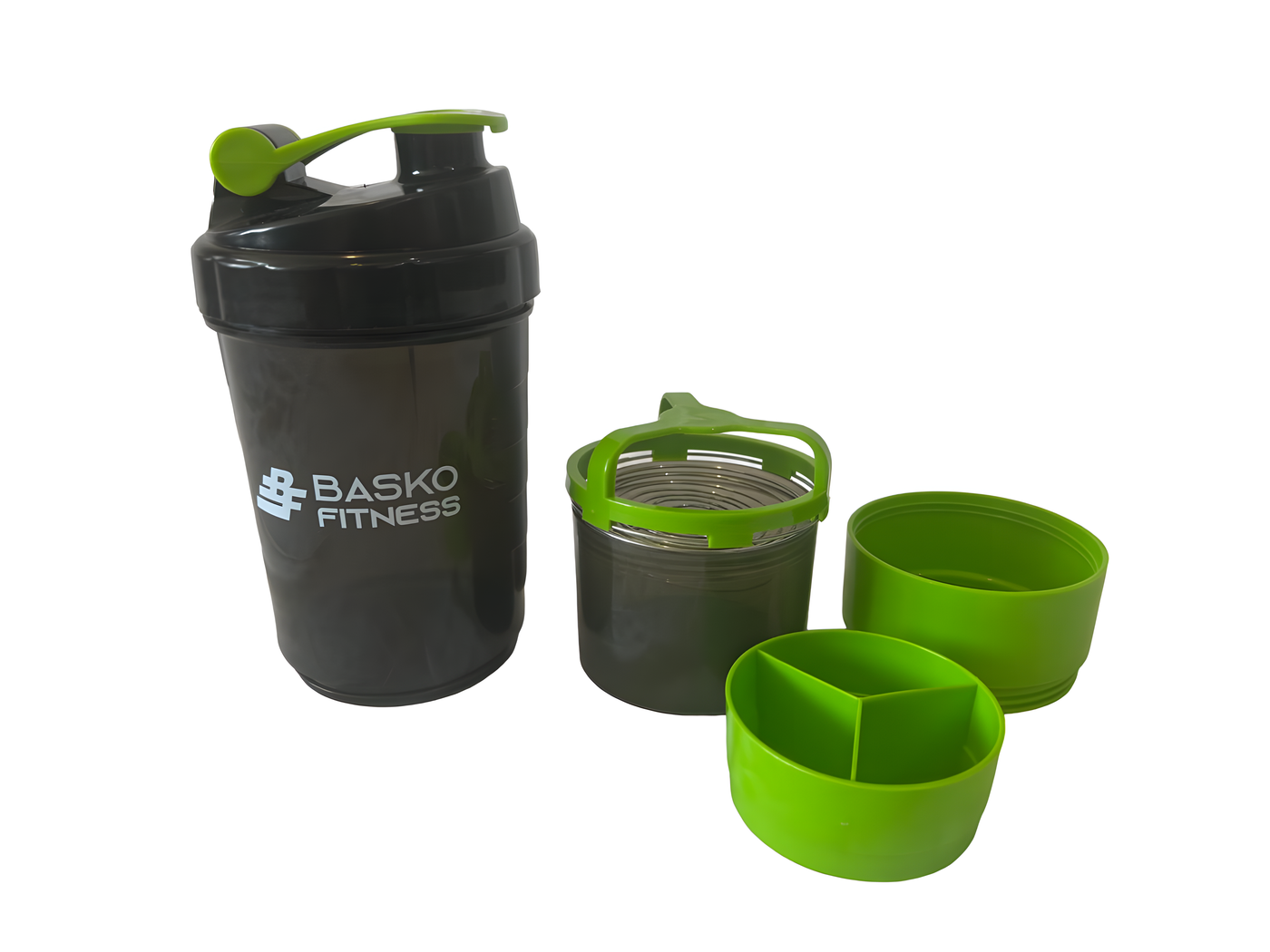 Shaker Mezclador Botella Deportiva Verde