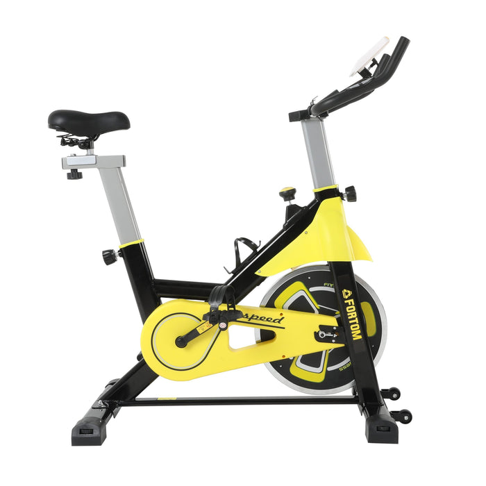Bicicleta Spinning Black/Yellow Disco 8KG