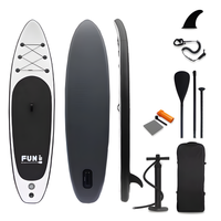 Stand Up Paddle Con Inflador Y Remo Black