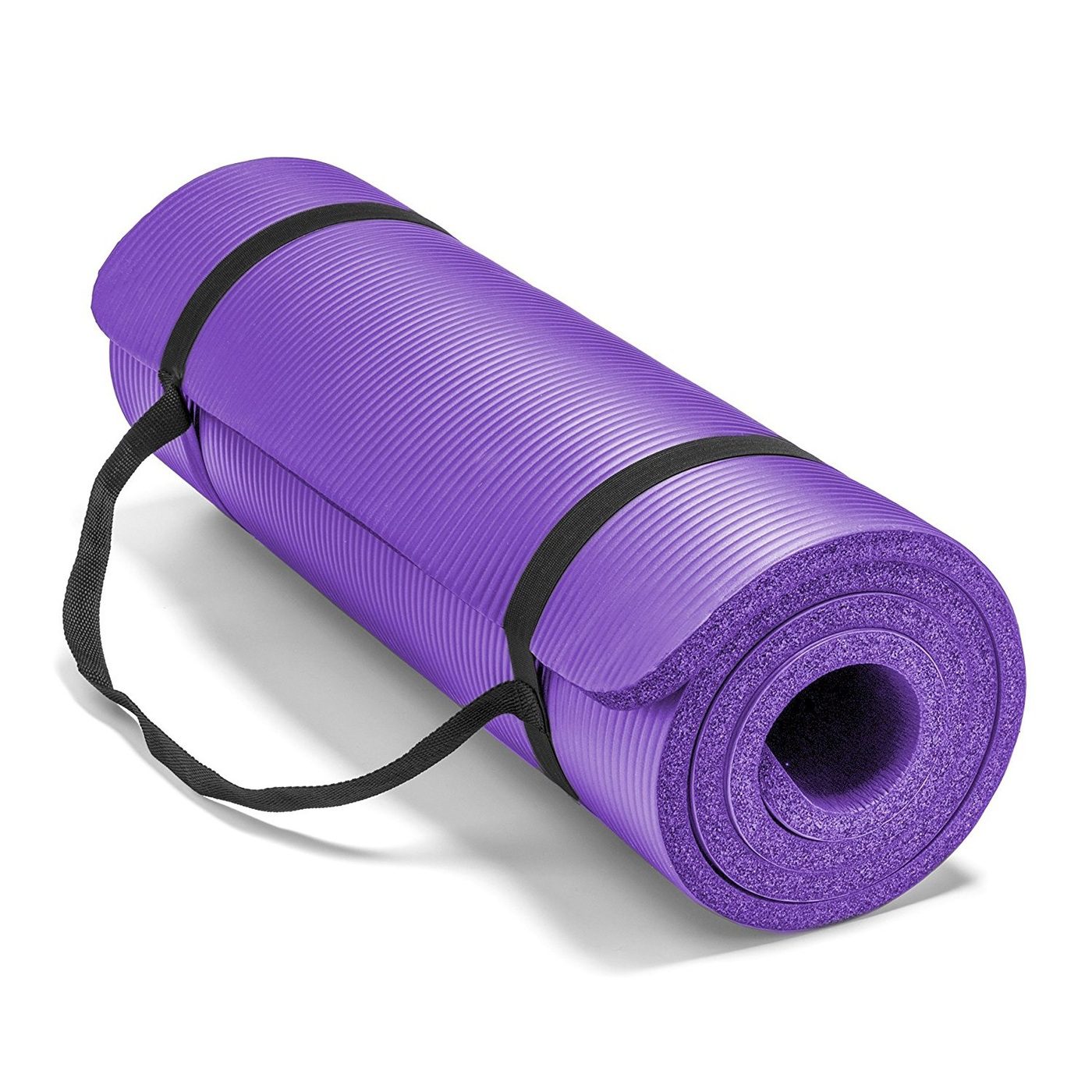 Mat Yoga 10 Mm Pilates Grueso Morado
